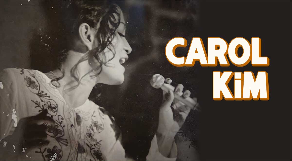 Ca sĩ Carol Kim thời trẻ.