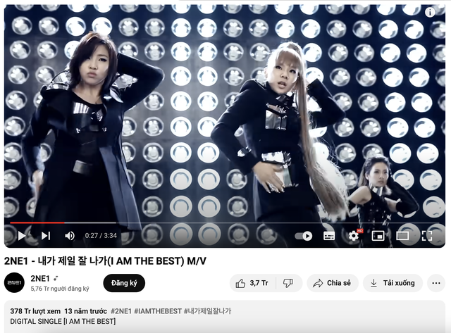 Ca khúc đạt 378 triệu view sau 13 năm phát hành và góp phần giúp tên tuổi 2NE1 khuynh đảo thị trường âm nhạc Âu Mỹ