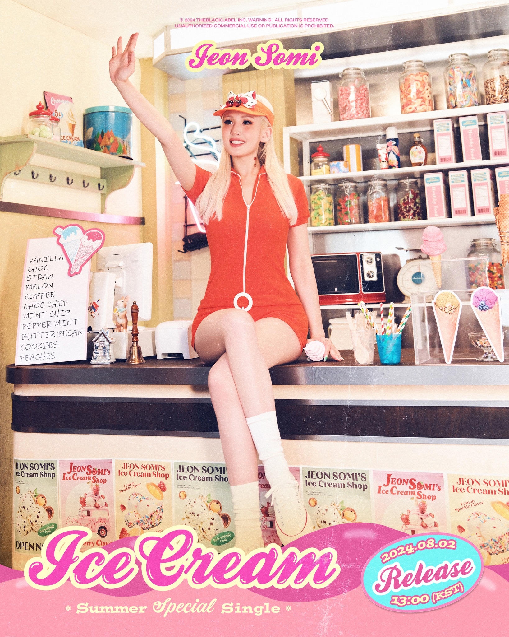 Poster nhá hàng màn comeback vào ngày 2/8 tới của Jeon Somi