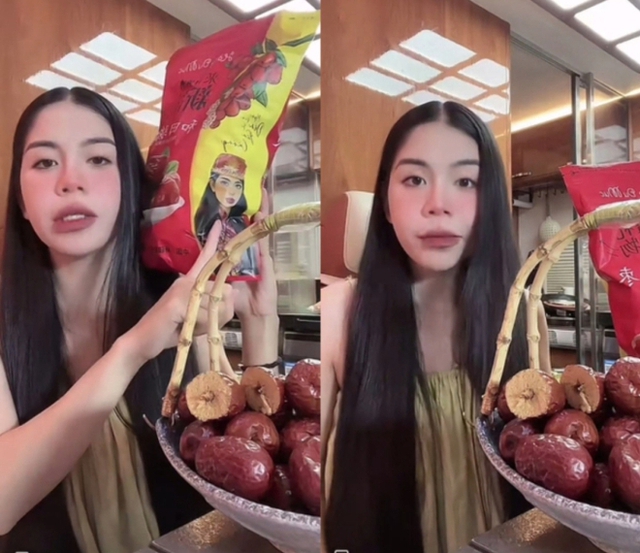 Sản phẩm táo đỏ Tân Cương liên tục sold-out trong phiên livestream của Hằng.