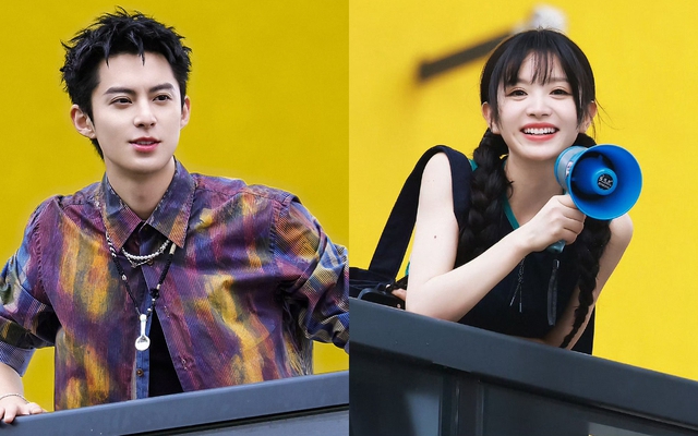 Vương Hạc Đệ và Điền Hi Vi vui vẻ khi đi làm cùng nhau