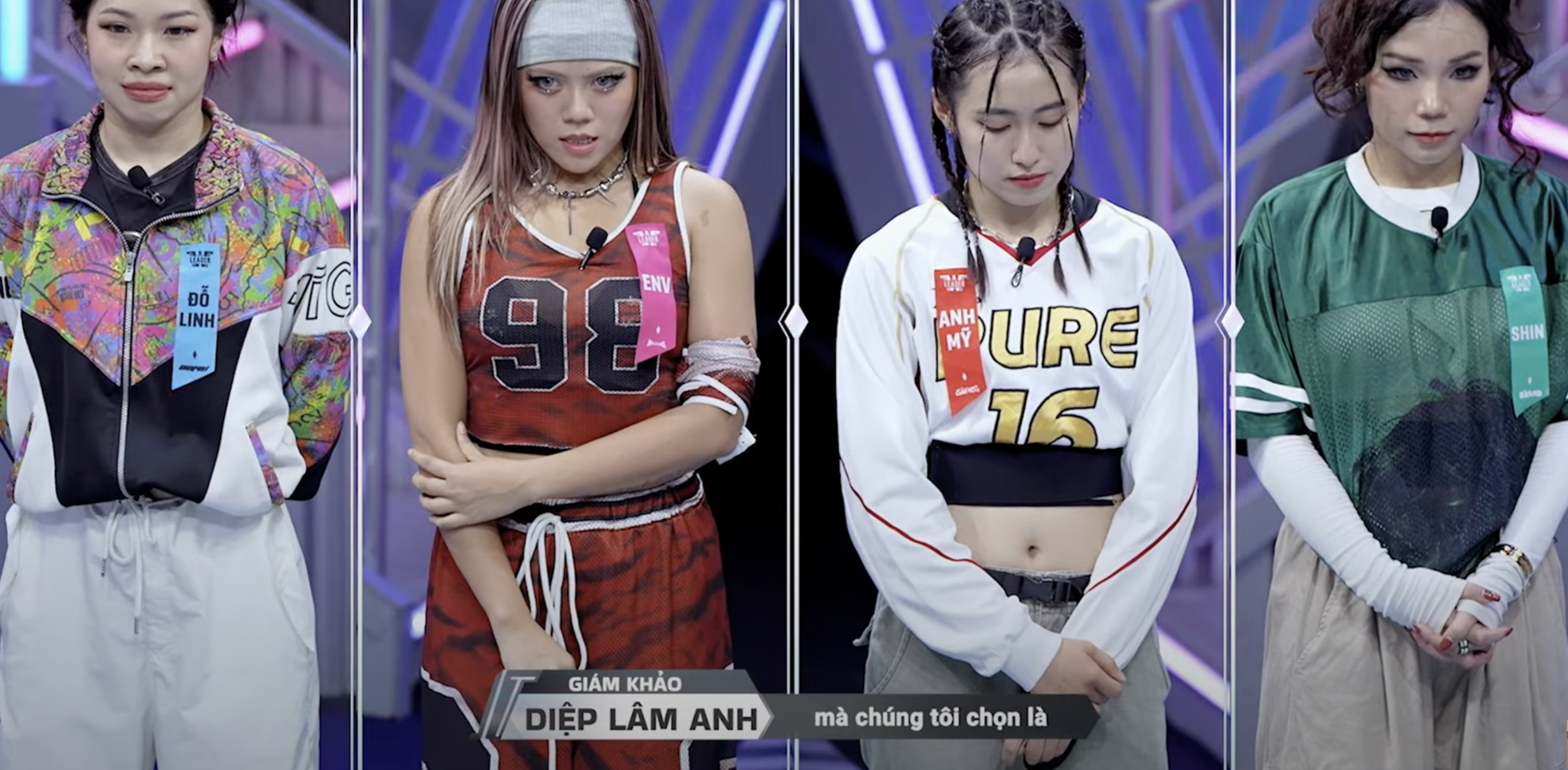 Màn lựa chọn người nhảy chính căng thẳng ở cấp bậc trưởng nhóm trong tập 4.