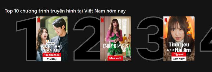 Love Next Door vượt qua Emily in Paris để đứng top 1 tại Việt Nam