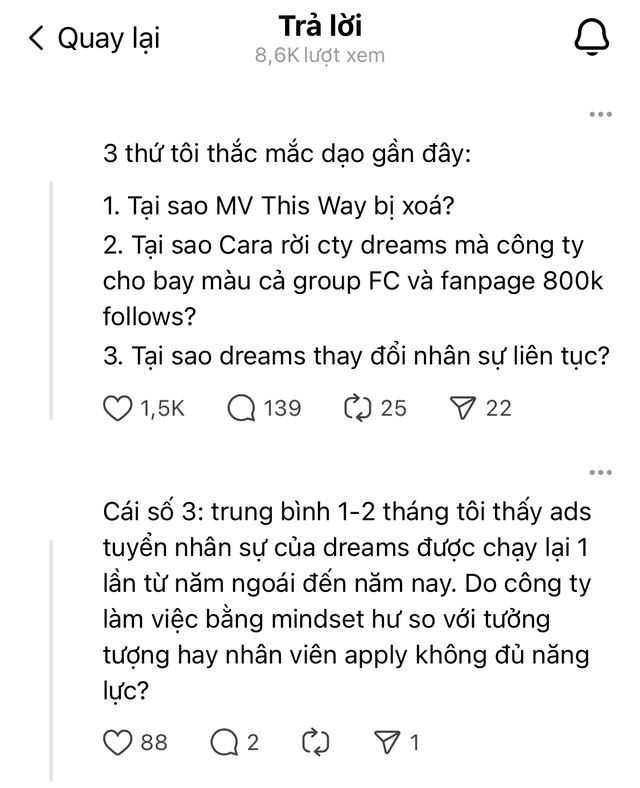 MXH nhiều bài đăng 