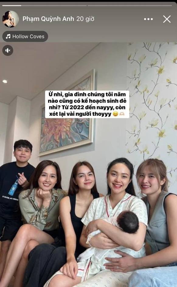 Phạm Quỳnh Anh ẩn ý chuyện Mai Phương Thúy sẽ là người tiếp theo có tin vui