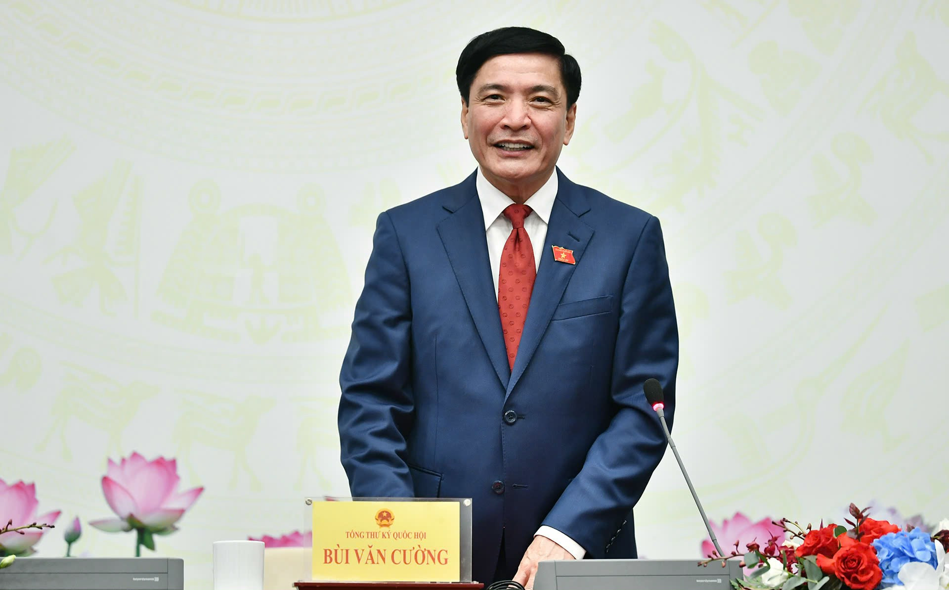 Tổng thư ký Quốc hội Bùi Văn Cường. Ảnh: Hoàng Hà