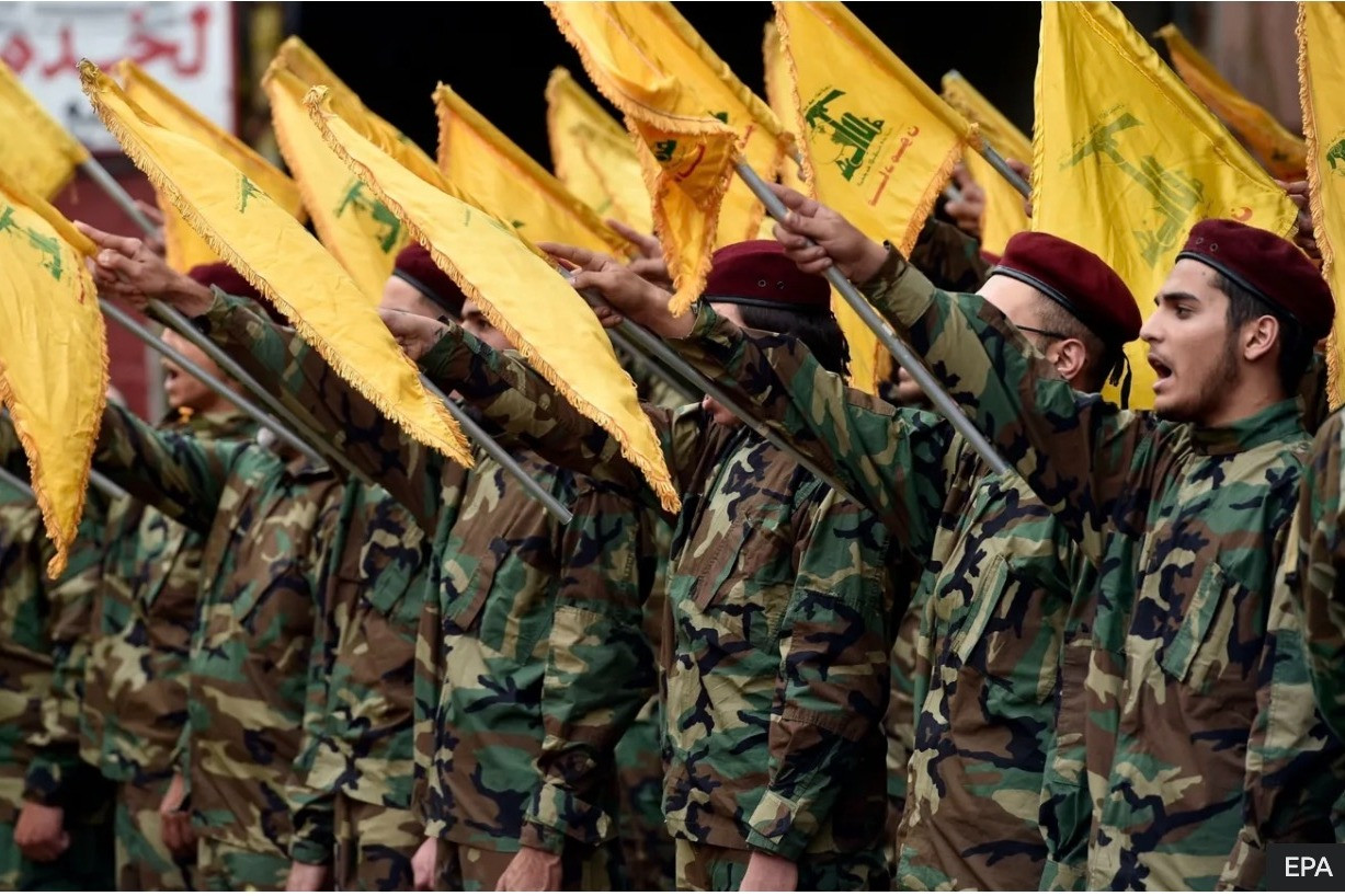 Các tay súng Hezbollah. Ảnh: EPA