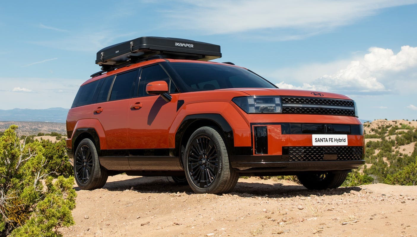 Hyundai Santa Fe đời mới có thể chào sân Việt Nam vào giữa tháng 9 tới đây. Ảnh: Hyundai