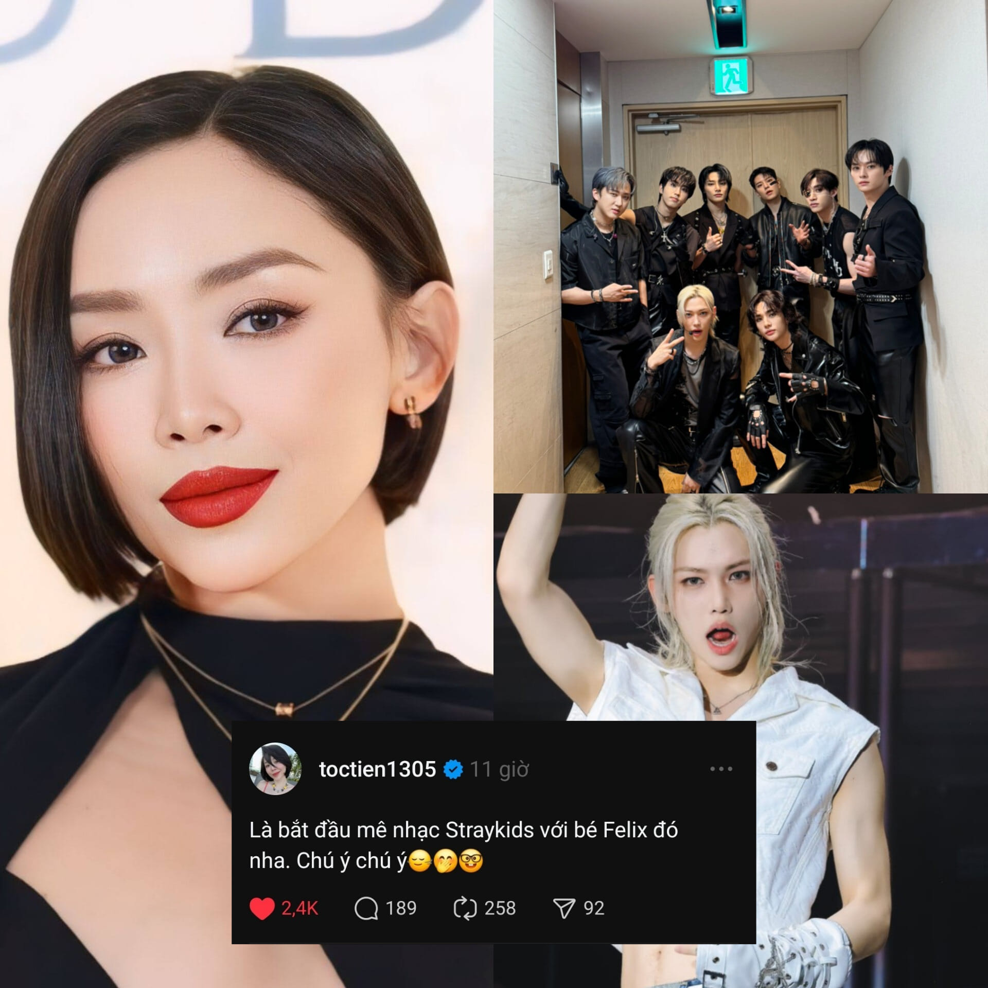 Tóc Tiên tuyên bố 