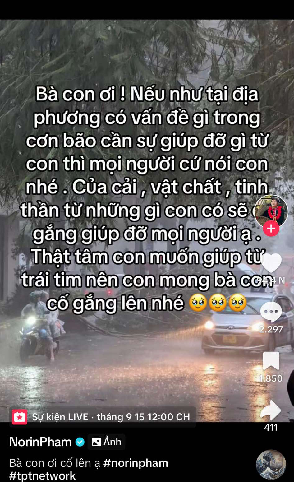 Ngay lập tức bài đăng của Phạm Thoại nhận về rất nhiều sự ủng hộ của cư dân mạng. Có tới hơn 9 nghìn người quan tâm, hơn 2,4 nghìn bình luận trong bài chia sẻ của chàng TikToker này.