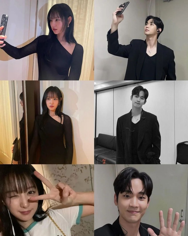 Những bằng chứng tình cảm của cặp đôi Kim từng khiến mạng xã hội dậy sóng. Tuy nhiên, đại diện của 2 bên nghệ sĩ đều đã lên tiếng ám chỉ nghi vấn vẫn dừng lại ở nghi vấn mà thôi