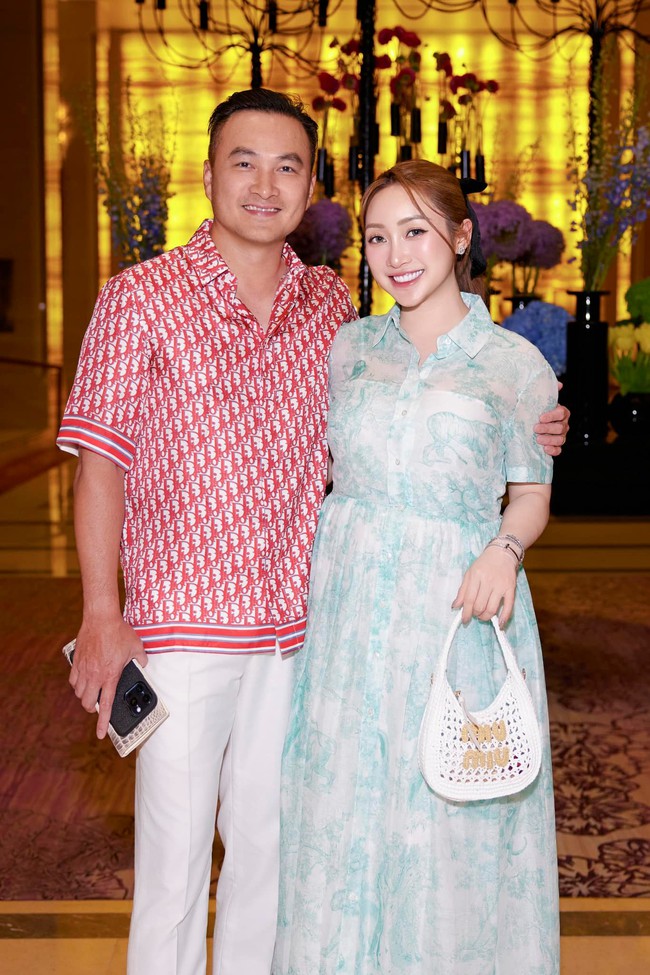 Vợ chồng diễn viên Chi Bảo và Lý Thùy Chang.