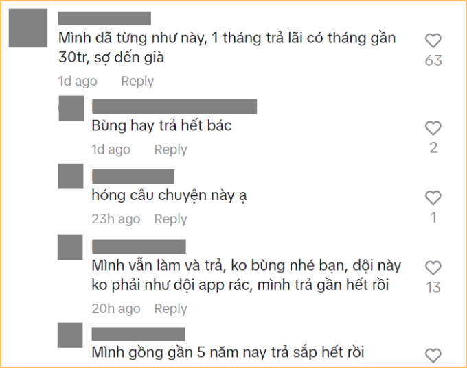 Có người cũng từng vay lắt nhắt, để rồi phải trả tới 30 triệu tiền lãi, gồng suốt 5 năm vẫn chưa thoát nợ. Vay nhanh, nhưng trả thì không nhanh!