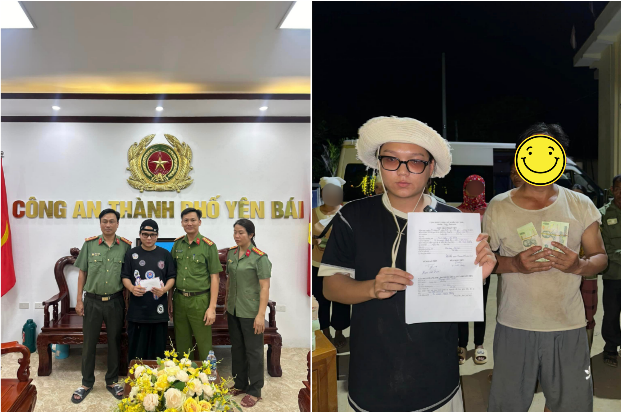 Phạm Thoại cho biết mỗi khi đưa tiền cho bà con đều có giấy tờ và chữ kí xác nhận từ địa phương.