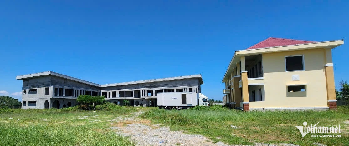 Công trình Trường Mầm non Trung Trạch. Ảnh: Hải Sâm