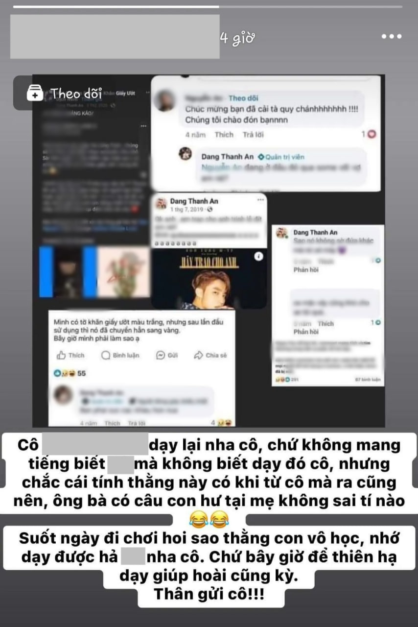 Story tấn công mẹ Negav khiến cộng đồng mạng phẫn nộ