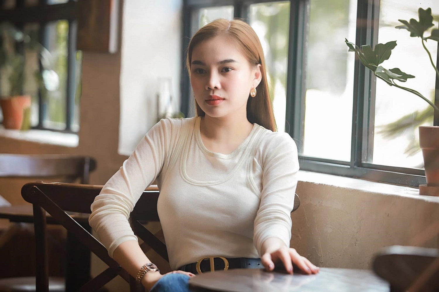 Nữ ca sĩ cho biết, cô yêu thích bản thân ở thời điểm hiện tại.