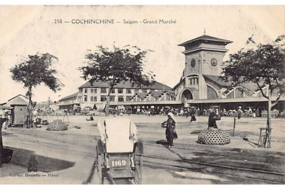 Một số hình ảnh khác về chợ Bến Thành xưa. Ảnh: Public domain.