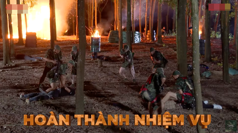 Tất cả các chiến sĩ hoàn thành nhiệm vụ khó trong đêm.