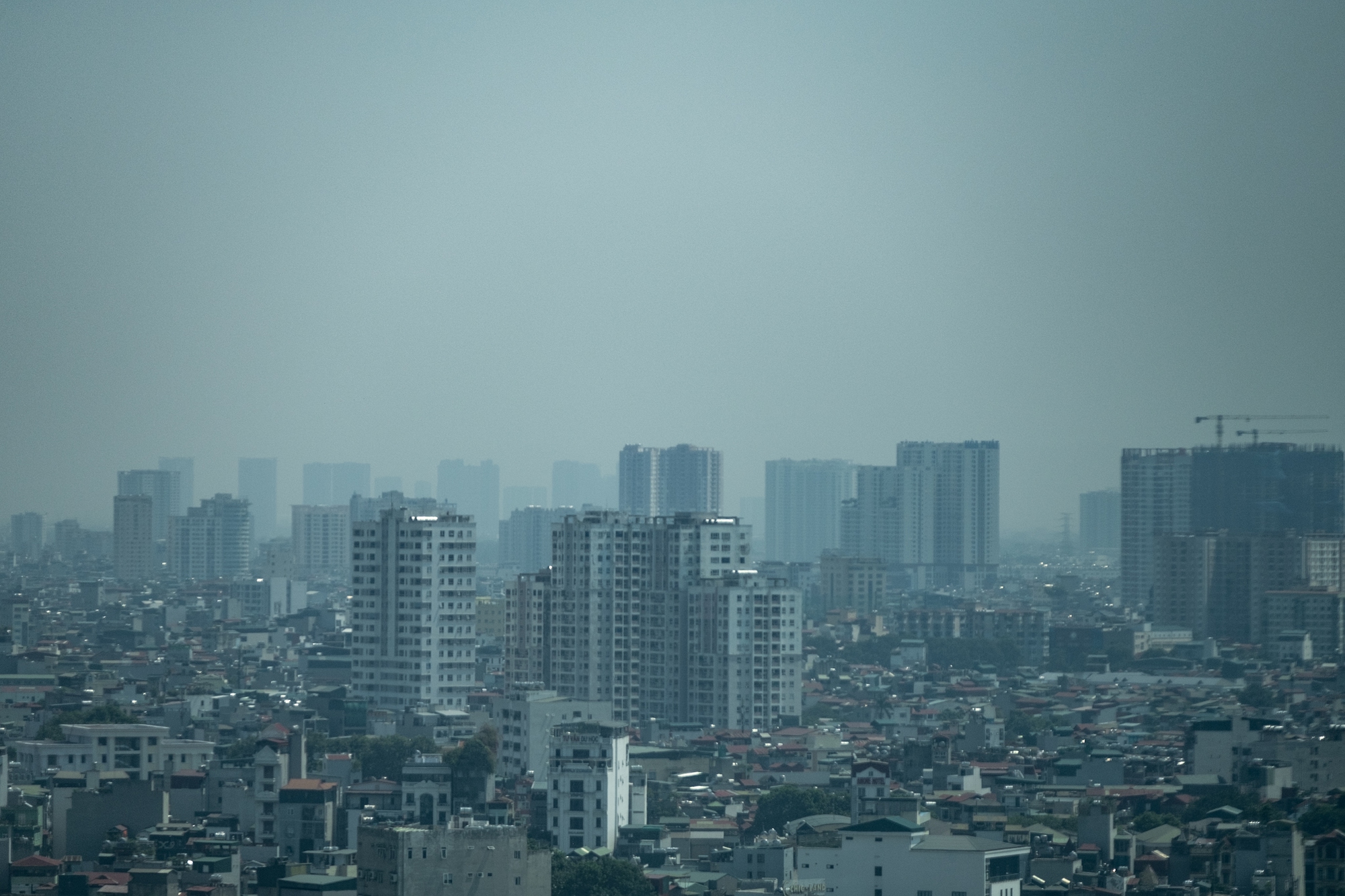 Lúc 8h50, chỉ số ô nhiễm không khí tại Hà Nội là 174, ô nhiễm nhất thế giới, chất lượng không khí không lành mạnh.