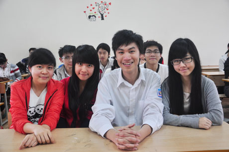 Anh chàng thời điểm còn là học sinh trường THPT Hòn Gai.