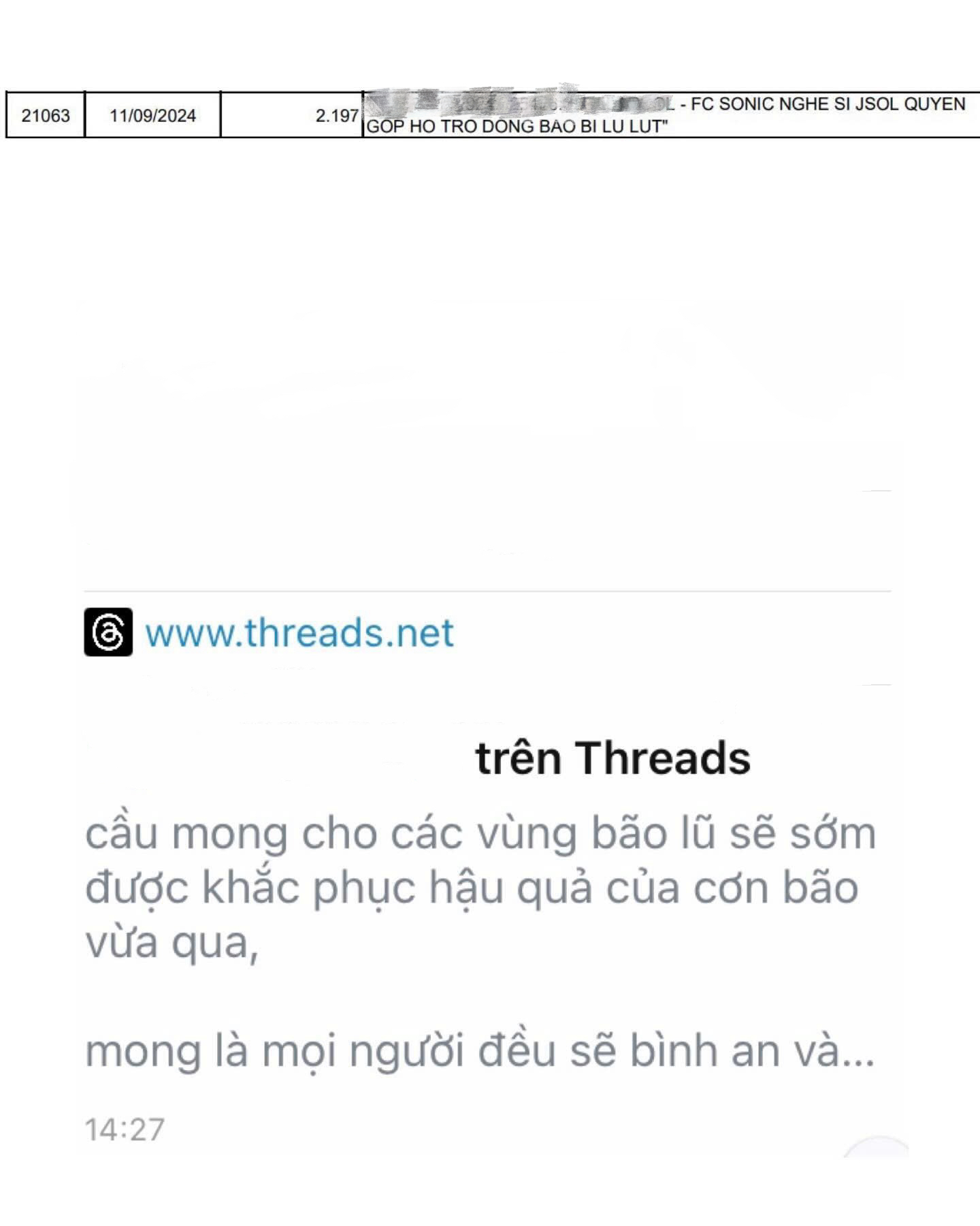 Fan check bill sao kê của MTTQ chứng minh FC JSOL “phông bạt”