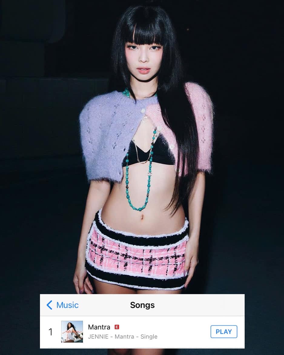 Jennie là nghệ sĩ nữ Kpop duy nhất trong năm nay đạt #1 iTunes Mỹ