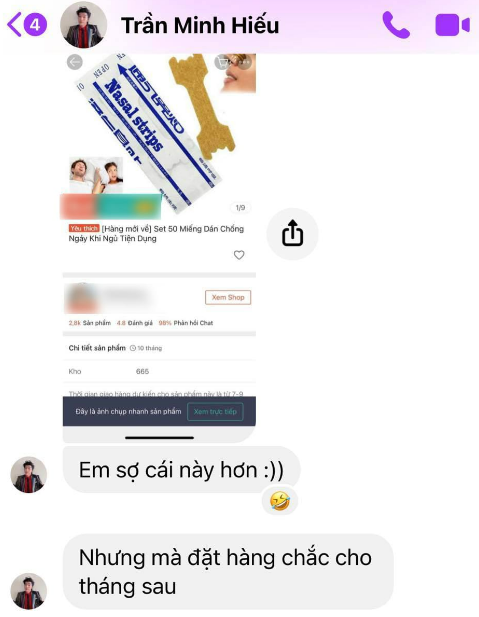 HIEUTHUHAI từng đặt 100 set dán chống ngủ ngáy vì sợ ảnh hưởng tới mọi người.