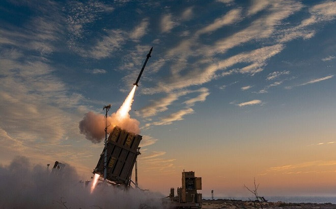 Hệ thống phòng không Iron Dome của quân đội Israel. Ảnh: IDF