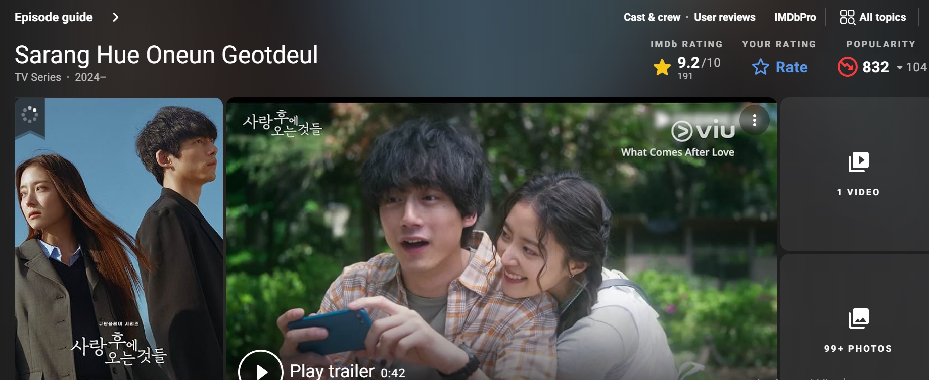 Trên IMDb, điểm số cũng cao không kém