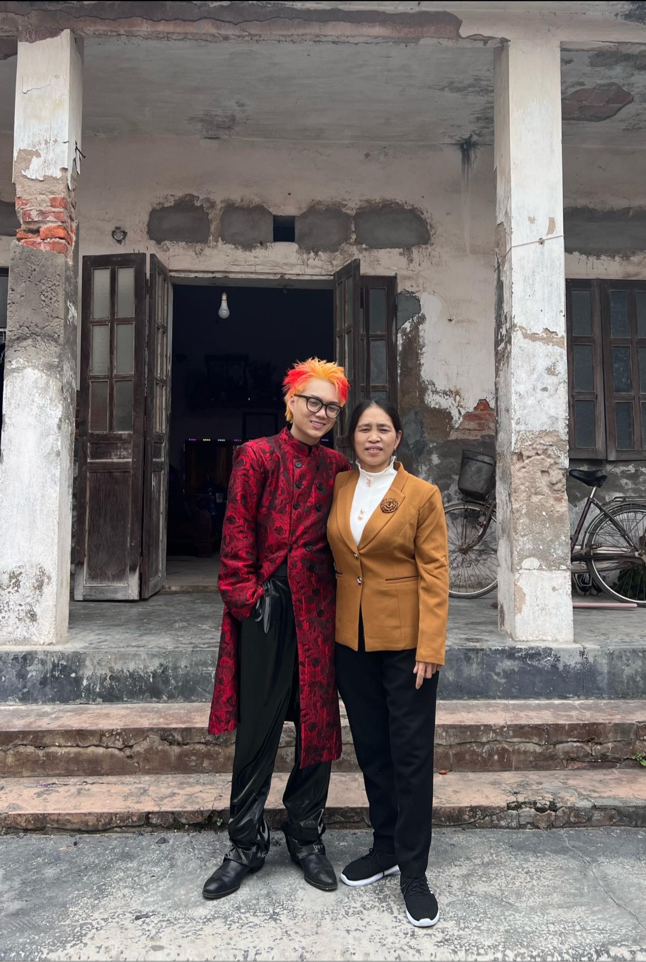 Căn nhà cũ nát của gia đình Phạm Thoại trước đây