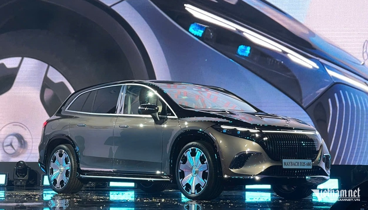 Mercedes-Maybach EQS 680 là mẫu xe SUV siêu sang thuần điện đầu tiên của hãng xe Đức. Ảnh: Hoàng Hiệp