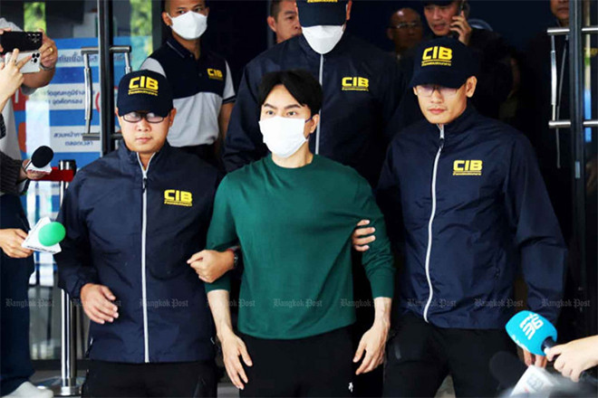 Warathaphon Waratyaworrakul, người sáng lập và CEO của The Icon Group, hiện bị giam giữ bởi cảnh sát. (Ảnh: Nutthawat Wichieanbut)