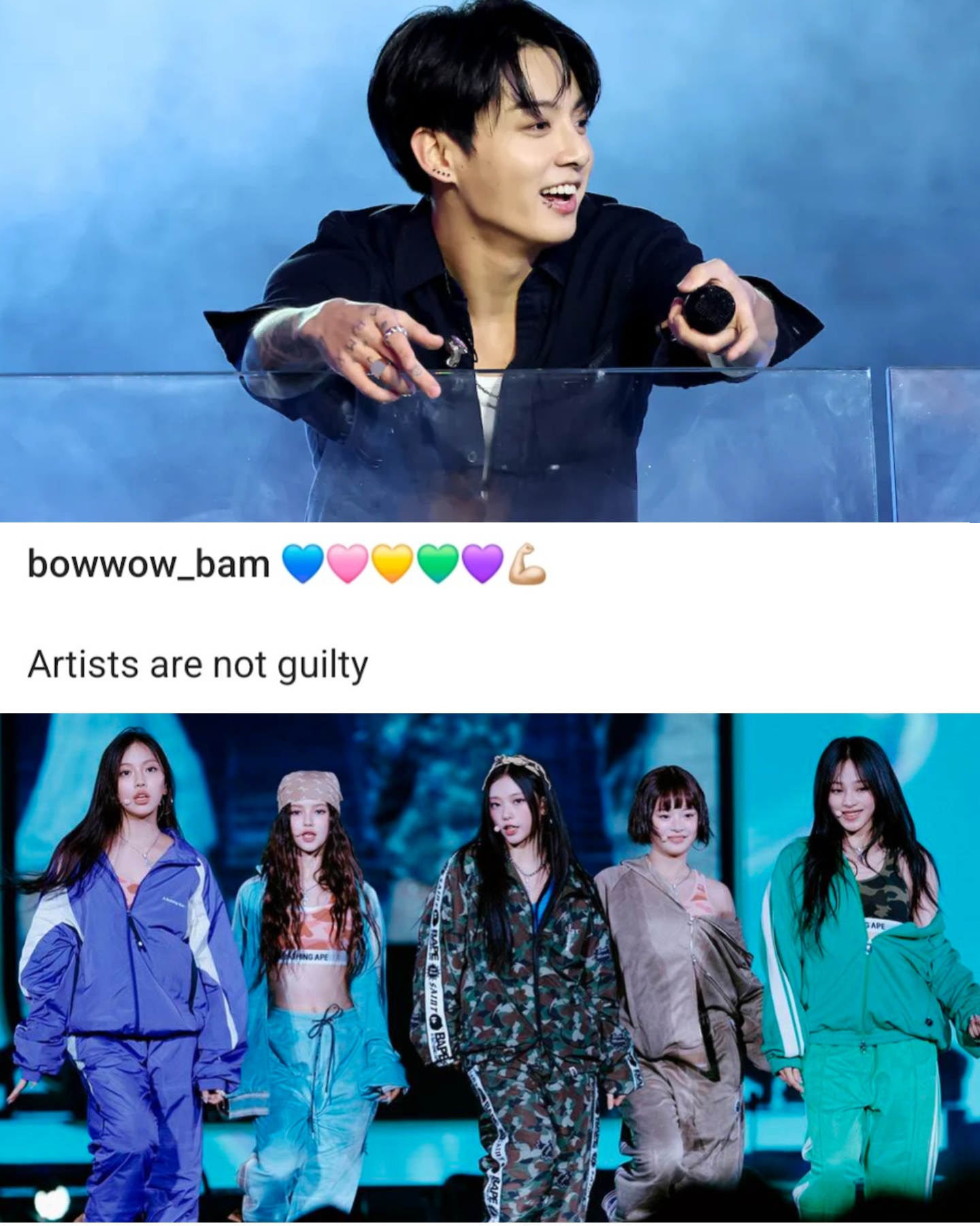 Chính Jung Kook cũng đã tự mình gửi thông điệp mạnh mẽ ngay giữa tâm bão chỉ trích đổ dồn về NewJeans