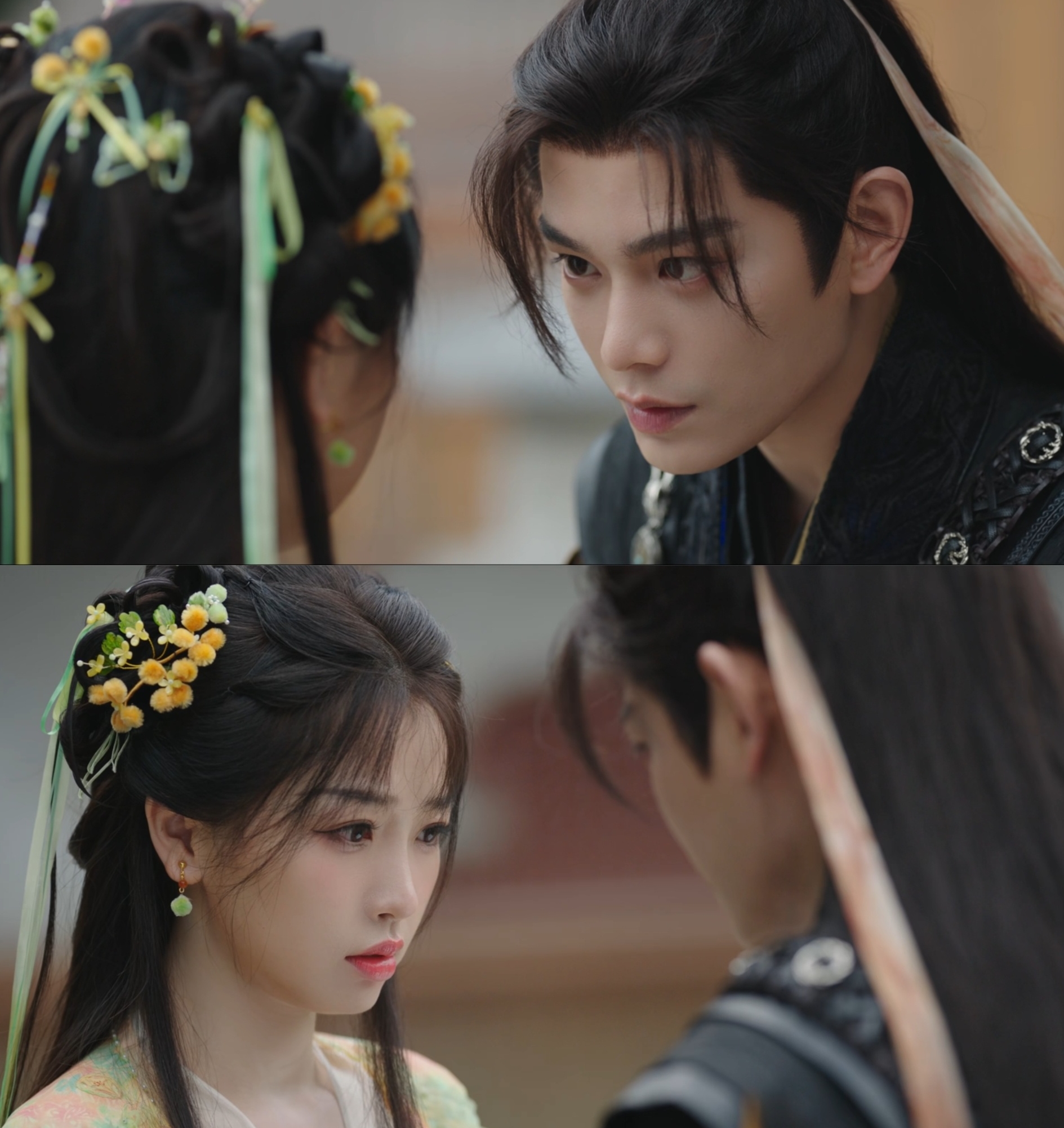 Tương tác giữa Ngu Thư Hân và Đinh Vũ Hề cũng thu hút khán giả