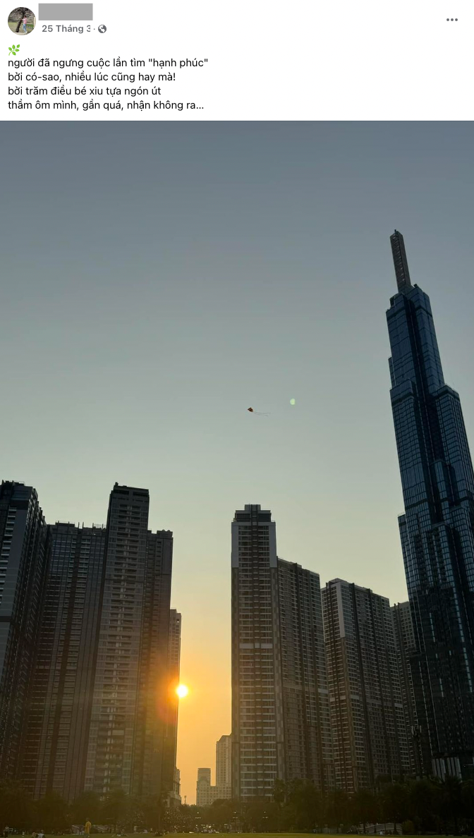 Sau khi kết hôn, thỉnh thoảng chồng Nhật Lê lại đăng những status tâm trạng nhưng không nói rõ lý do.