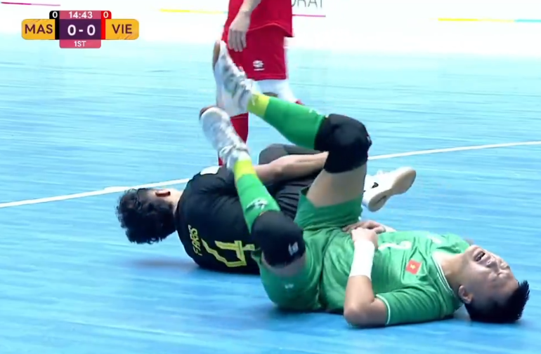 Tuyển futsal Malaysia đã tạo ra nhiều khó khăn cho tuyển Việt Nam.