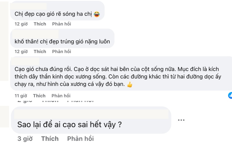 Người hâm mộ lo lắng cho sức khỏe của Phạm Quỳnh Anh khi cô sử dụng phương pháp cạo gió để điều trị cảm lạnh