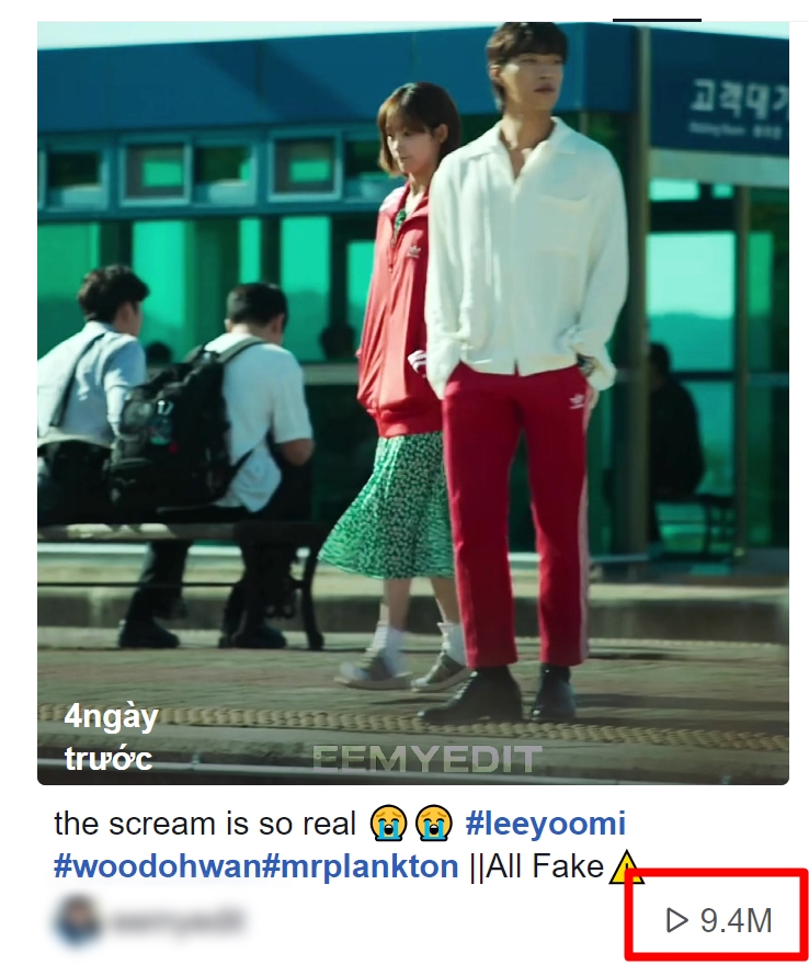 Đoạn clip nhận về tương tác khủng dù chỉ dài có vài giây