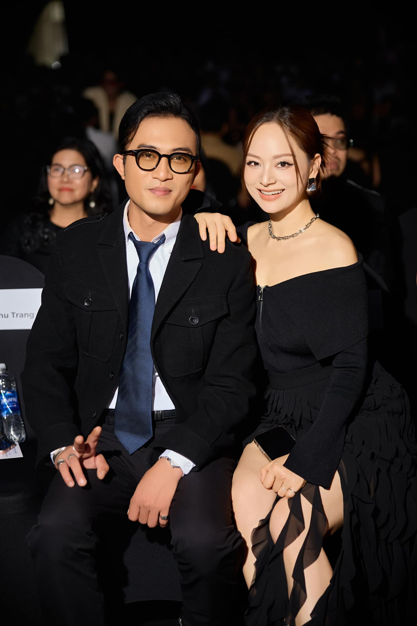 Lan Phương tươi cười bên 'ông chồng màn ảnh' Doãn Quốc Đam sau hơn 1 năm kết thúc phim 