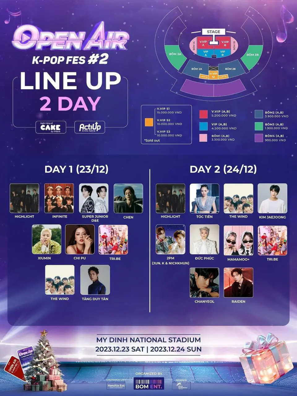Đại nhạc hội Giáng sinh Mỹ Đình - Kpop Festival Open Air #2 năm 2023 huỷ ngay trước giờ G gây tổn thất nặng nề cho khán giả mua vé