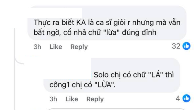 Một trong những bình luận thích thú với pha nhả chữ “đỉnh của đỉnh” của Kiều Anh