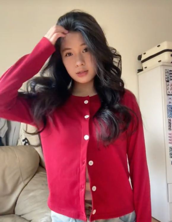 Mỹ Anh năm 17 tuổi.