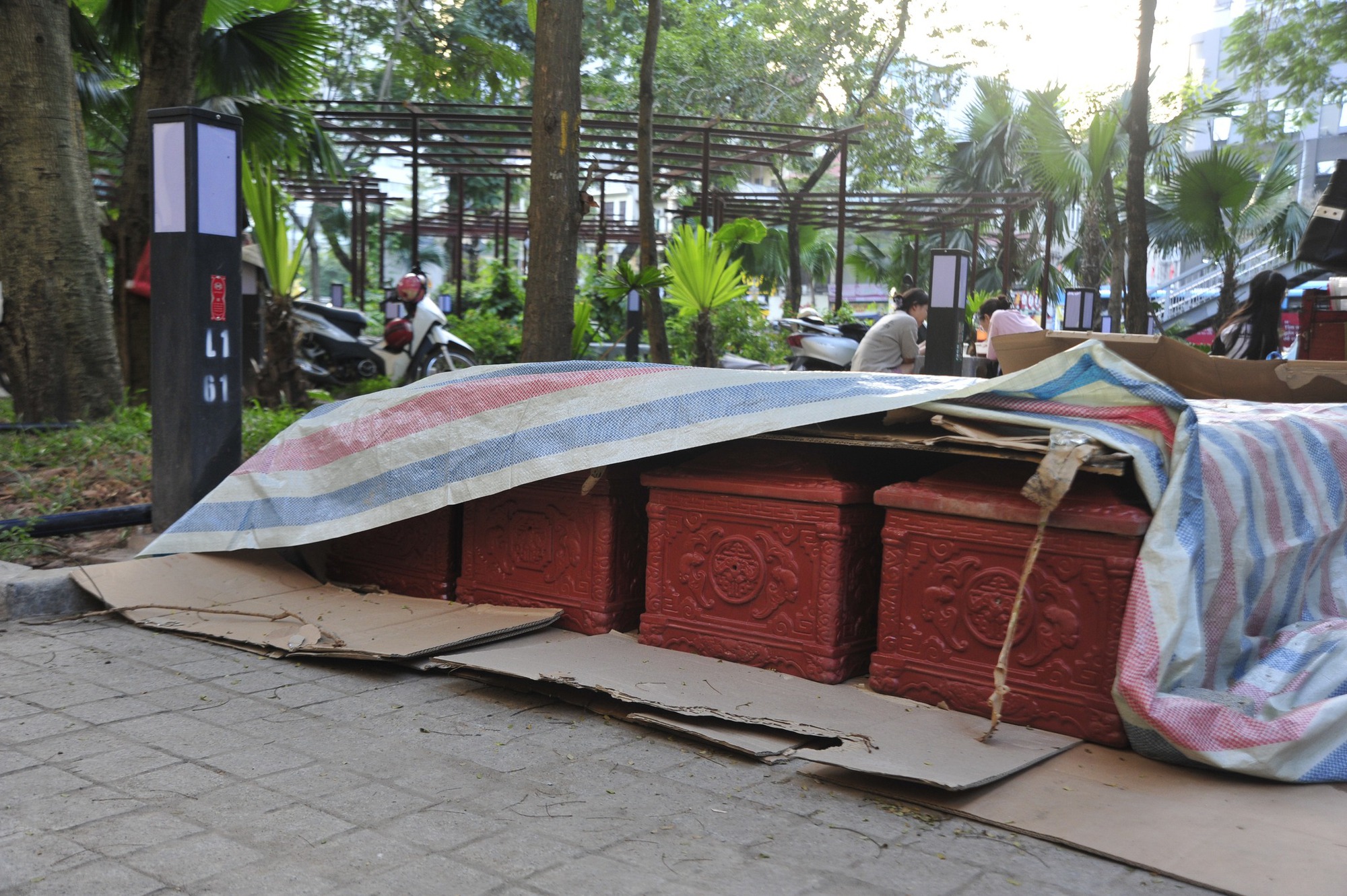 Các bộ hài cốt được tập kết