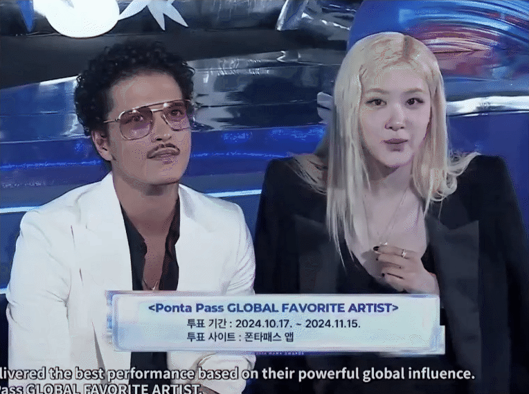 Rosé và Bruno Mars chiếm trọn tâm điểm tại MAMA 2024