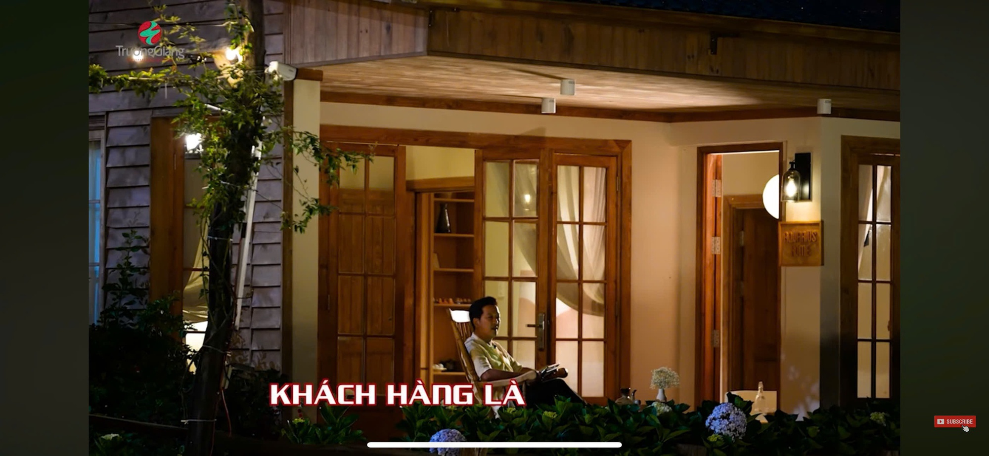 Ngôi nhà vừa là nơi nghỉ ngơi của gia đình, vừa để Trường Giang mời bạn bè đồng nghiệp quay talkshow vui vẻ