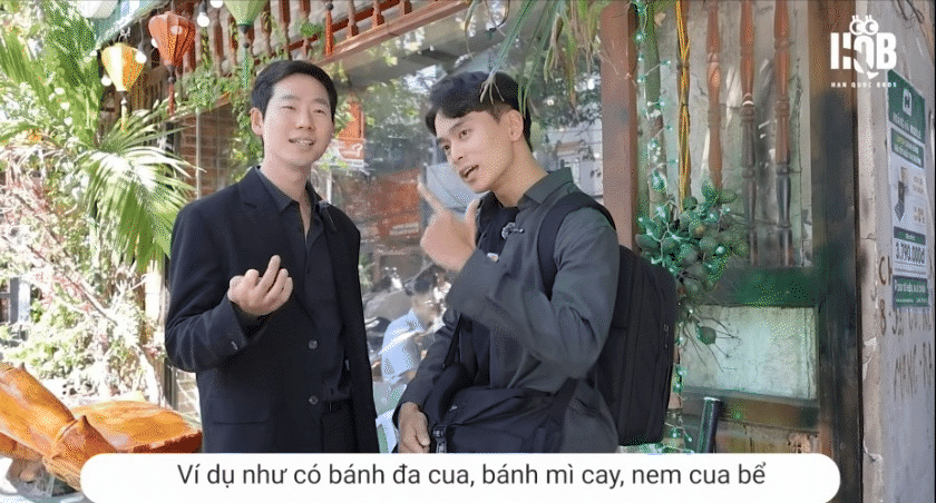 Lần này, Robin - trai Hàn gốc Hải Phòng sẽ là hướng dẫn viên cho Jongrak trong chuyến food tour ăn sập Hải Phòng.