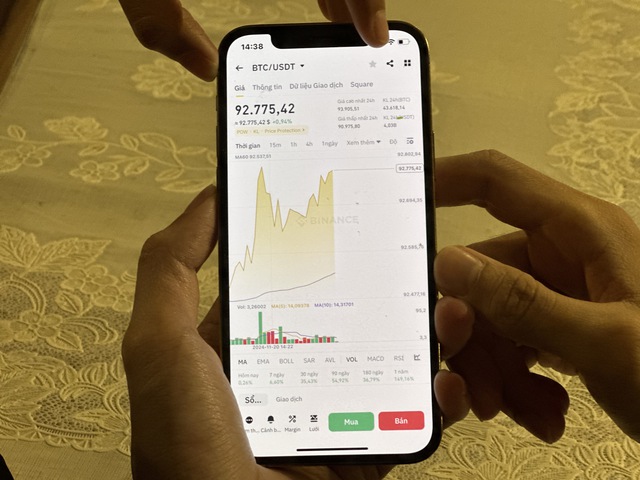 Bitcoin hiện là tài sản số phổ biến nhất trên thị trường tiền ảo. Ảnh: PHẠM ĐÌNH