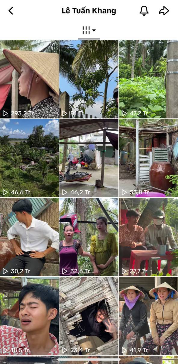 Tiktoker Lê Tuấn Khang sở hữu nhiều clip triệu view viral khắp mạng xã hội Tiktok.