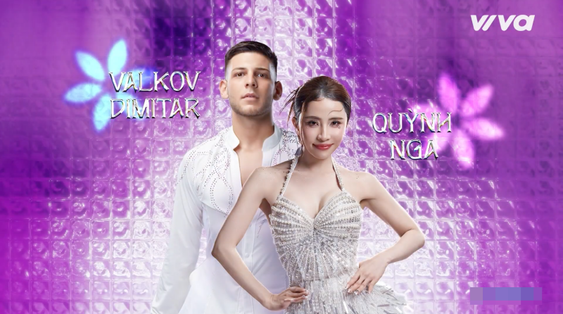 Quỳnh Nga lựa chọn Valkov Dimitar làm bạn nhảy.